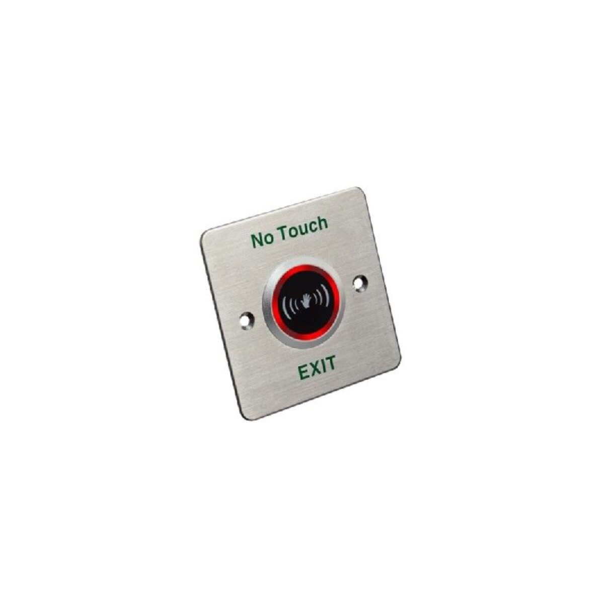 Hikvision Exit & Emergency Button Non Touch Stainless Steel Panel – DS‐K7P03