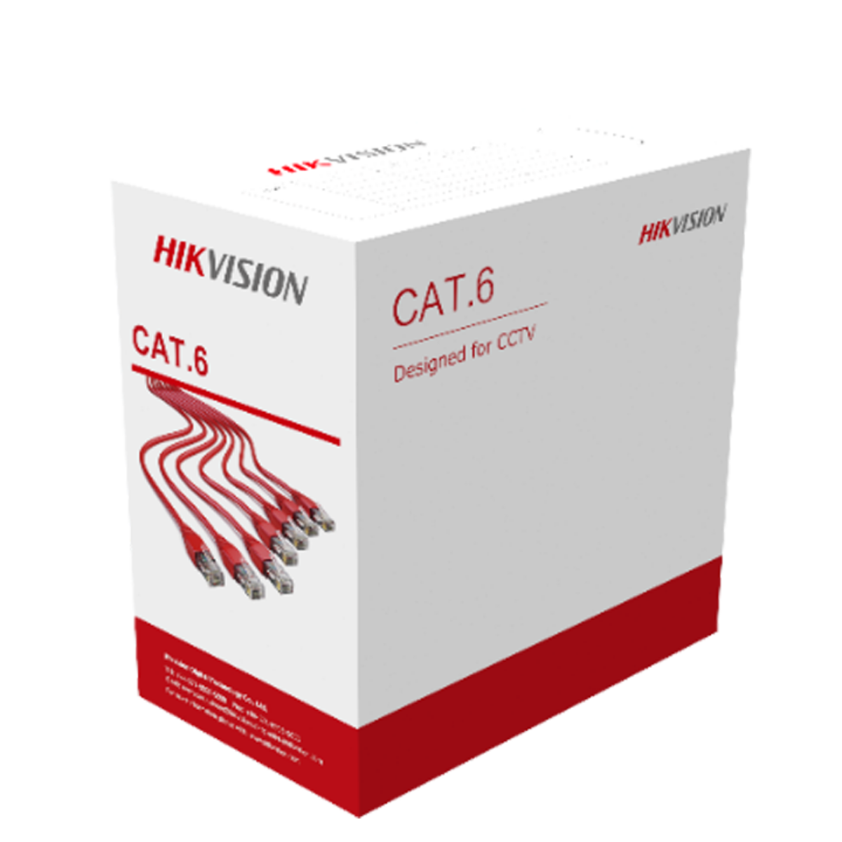 Hikvision U/UTP Cat6 PVC 23 AWG Cable – DS-1LN6U-G